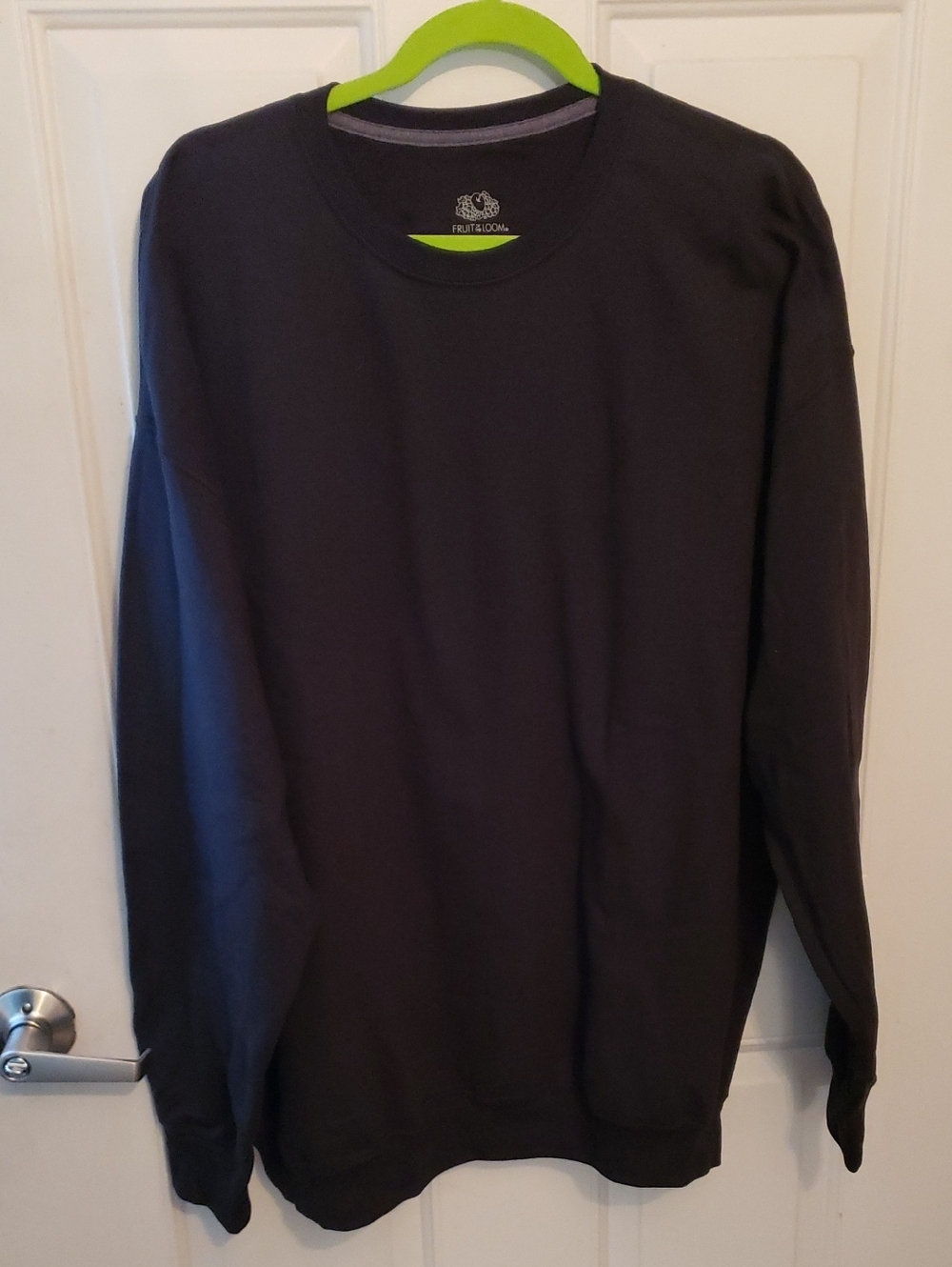 Fruit of the Loom Men's Crewneck Sweatshirt - Black